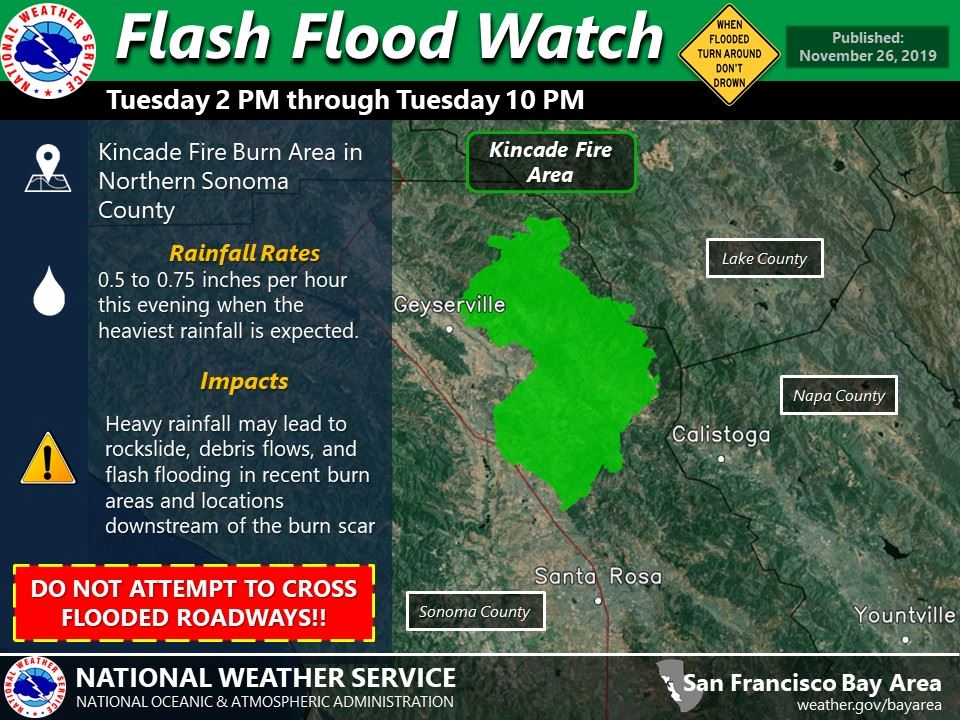 A Map of the Flash Flood Area