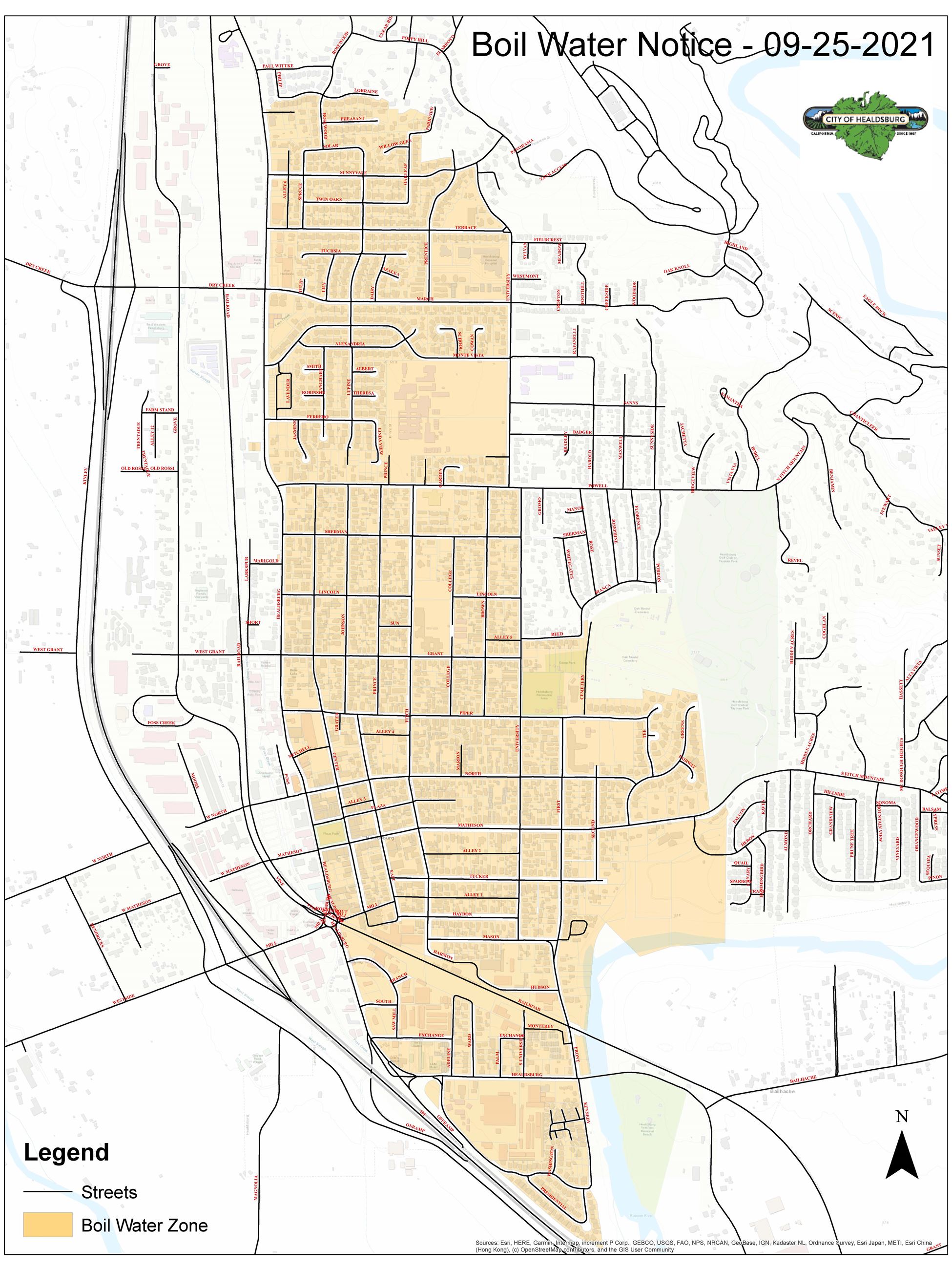 Boil Water Notice Map