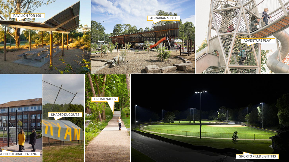 Saggio Hills Park MP - Precedents