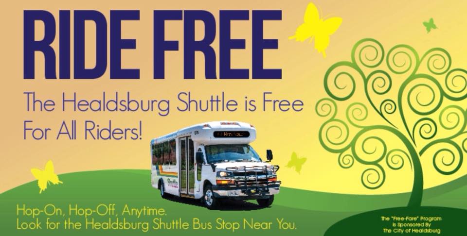 Ride Free Healdsburg Shuttle