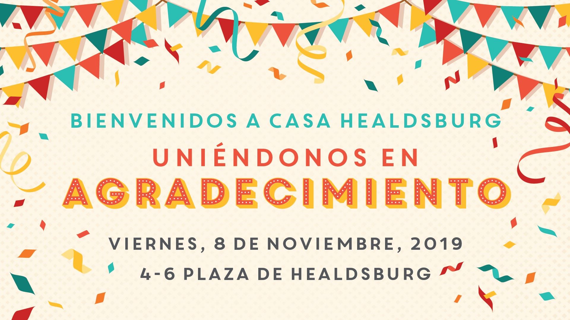 Welcome Back Healdsburg Spanish